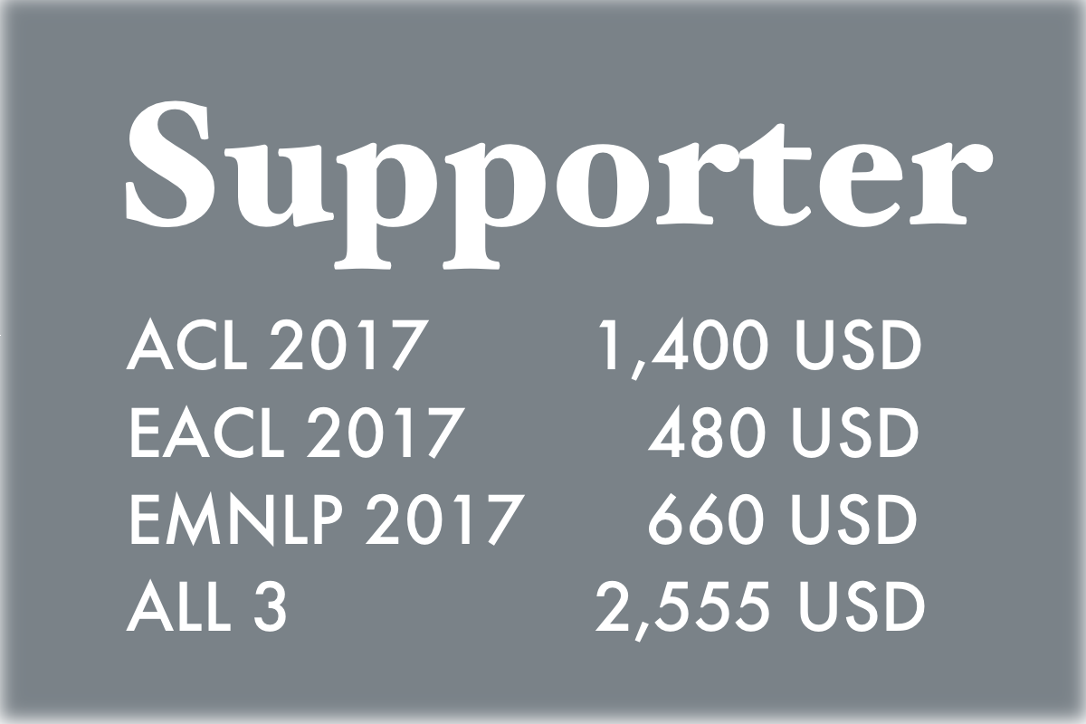 supporter sponsor pricing summary